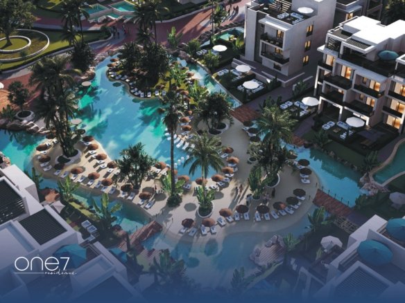 Masterplan layout of ONE7 Residence Hurghada new residential projects in Hurghada