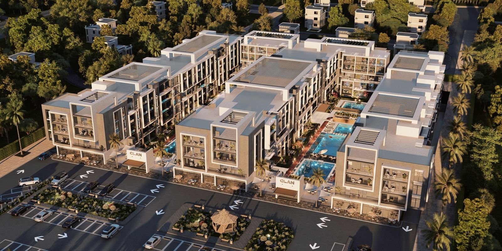 1BR apartment for sale in Clan Residents Hurghada Magawish