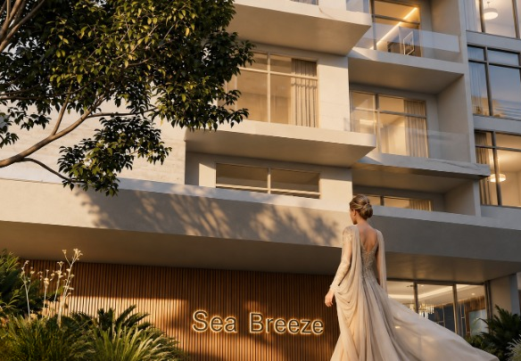 1 Bedroom apartment for sale in Sea Breeze Hurghada On-site commercial amenities cafes and shops at Sea Breeze Hurghada