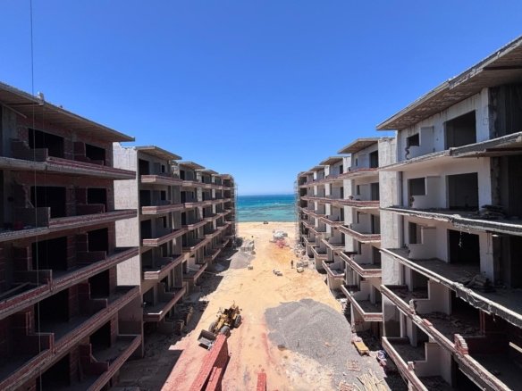 Private beach access at Oro Beach Hurghada
