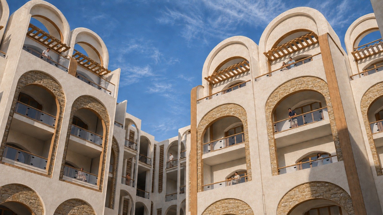 Grand entrance portal and welcoming walkway at Amarina Soul Magwish Hurghada.