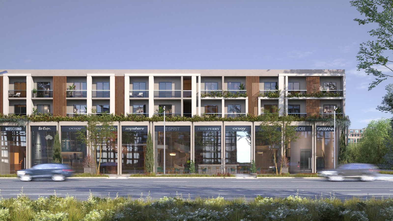 Gated community main entrance barrier with security guards and active CCTV camera monitoring.