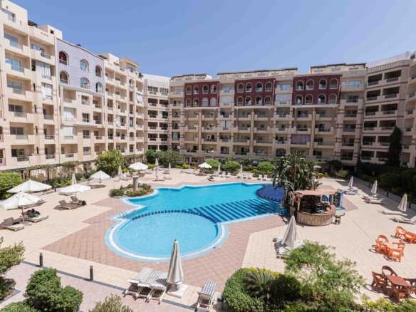 Spacious pool level studio for sale at Florenza Khamsin Hurghada