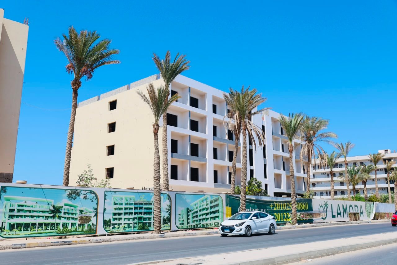 منتجع لا مورا الغردقة La Mora Resort Hurghada – appartements modernes en bord de mer avec piscine et accès plage
