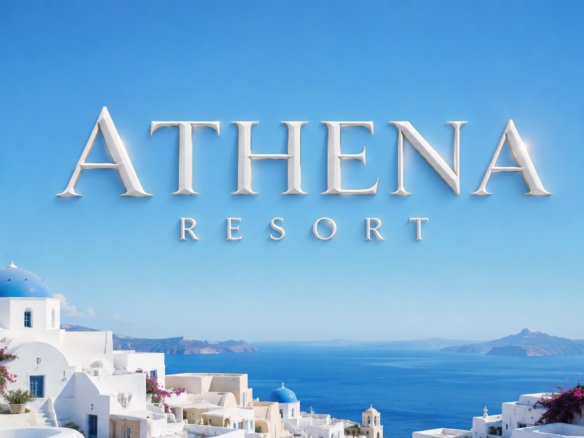 Aerial view of Athena Resort Hurghada Greek inspired architecture and pools