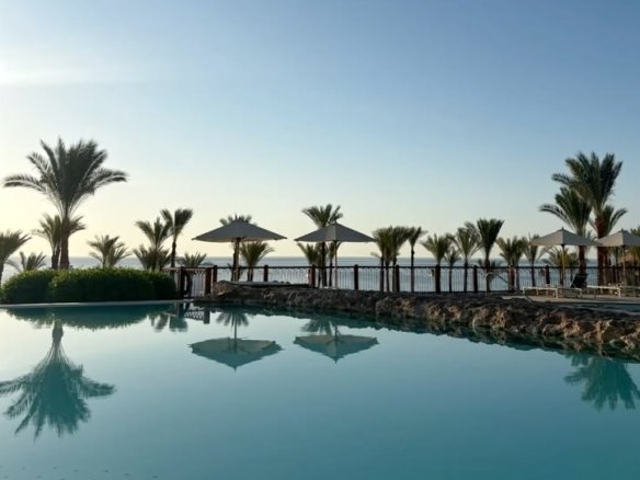 The historic arabesque Arrival Piazza landmark in Sahl Hasheesh Hurghada.