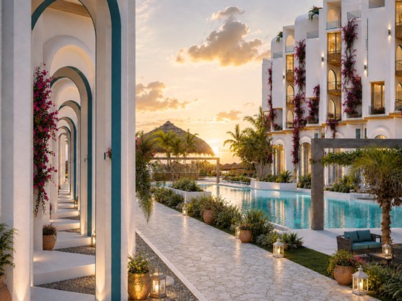 Sandy beach access steps away from Athena Resort Hurghada in Al Ahyaa