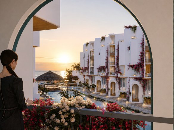 Athena Resort Hurghada vergelijking Al Ahyaa Rooftop wellness spa and jacuzzi overlooking the sea at Athena Resort