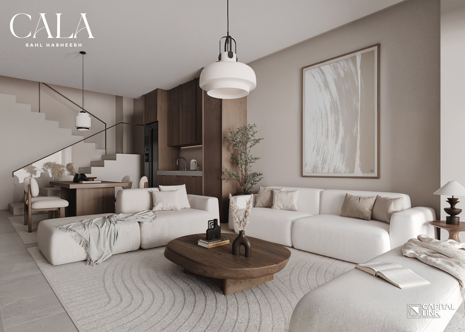Cala Sahl Hasheesh luxury residential resort with modern properties and beautiful Red Sea views